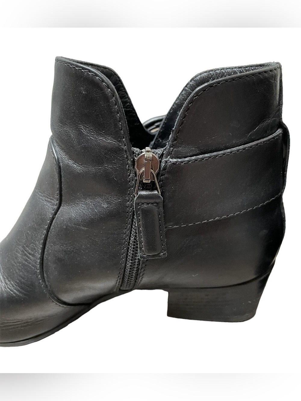 AQUATALIA Black Leather Weatherproof Chelsea Boots - Picture 6 of 15